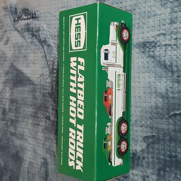 Hess Flatbed Truck with Hot Rods